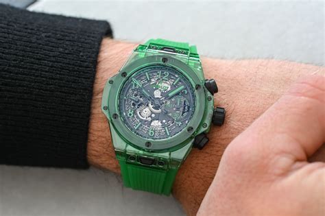 hublot golf watch green|Hublot unico green saxem.